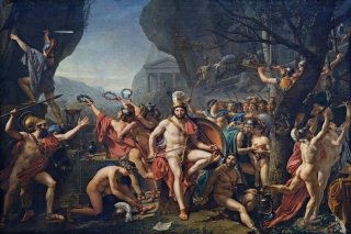 Leonidas at Thermopylae By Jacques Louis David Wall Art Painting Prints Poster Canvas Picture Hanging Photo Gift Idea Home Decor