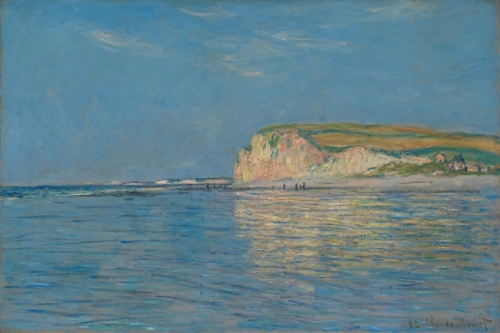 Low Tide at Pourville By Claude Monet Wall Art Painting Prints Poster Canvas Picture Hanging Photo Gift Idea Home Decor
