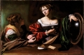 Martha and Mary Magdalene By Michelangelo Merisi da Caravaggio Wall Art Painting Prints Poster Canvas Picture Hanging Photo Gift Idea Home Decor