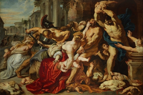 Massacre of the Innocents By Peter Paul Rubens Wall Art Painting Prints Poster Canvas Picture Hanging Photo Gift Idea Home Decor