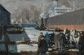 Men of the Docks By George Bellows Wall Art Painting Prints Poster Canvas Picture Hanging Photo Gift Idea Home Decor