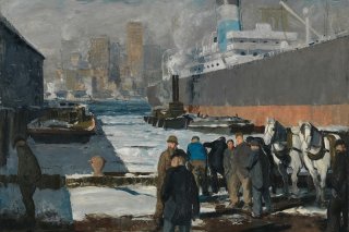 Men of the Docks By George Bellows Wall Art Painting Prints Poster Canvas Picture Hanging Photo Gift Idea Home Decor