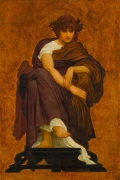 Mnemosyne By Frederic Leighton Wall Art Painting Prints Poster Canvas Picture Hanging Photo Gift Idea Home Decor
