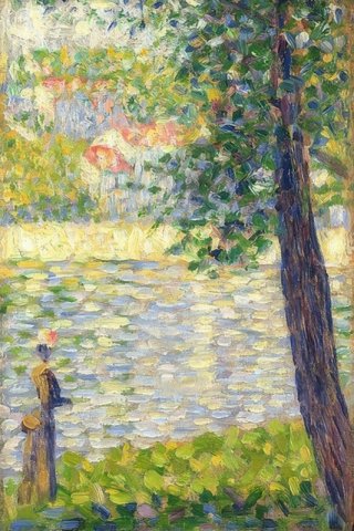 Morgenspaziergang By Georges Seurat Wall Art Painting Prints Poster Canvas Picture Hanging Photo Gift Idea Home Decor