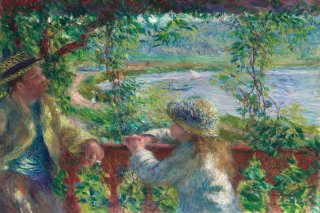 Near the Lake By Pierre Auguste Renoir Wall Art Painting Prints Poster Canvas Picture Hanging Photo Gift Idea Home Decor
