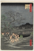 New Year s Eve Foxfires at the Changing Tree Oji By Utagawa Hiroshige Wall Art Painting Prints Poster Canvas Picture Hanging Photo Gift Idea Home Decor
