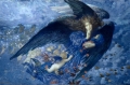 Night with her Train of Stars By Edward Robert Hughes Wall Art Painting Prints Poster Canvas Picture Hanging Photo Gift Idea Home Decor