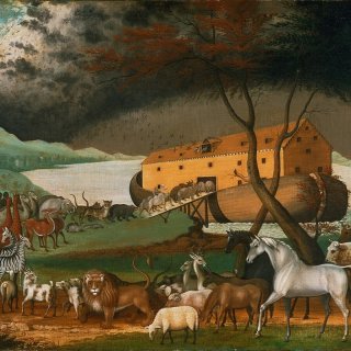 Noah s Ark By Edward Hicks Wall Art Painting Prints Poster Canvas Picture Hanging Photo Gift Idea Home Decor