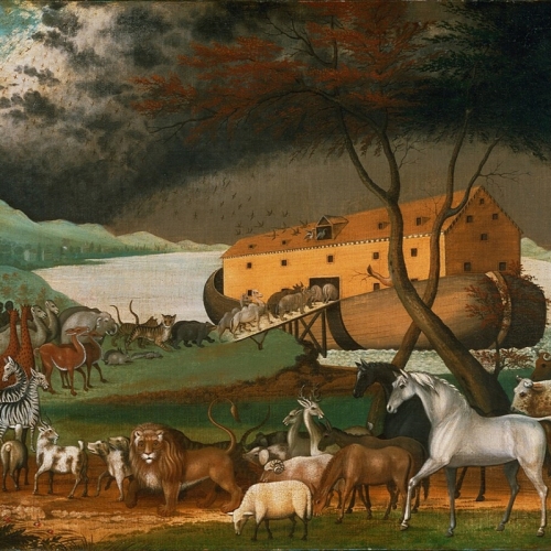 Noah s Ark By Edward Hicks Wall Art Painting Prints Poster Canvas Picture Hanging Photo Gift Idea Home Decor