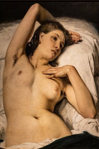 Nude of Woman By Francesco Hayez Wall Art Painting Prints Poster Canvas Picture Hanging Photo Gift Idea Home Decor