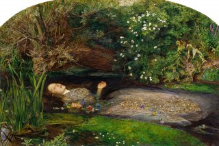 Ophelia By John Everett Millais Wall Art Painting Prints Poster Canvas Picture Hanging Photo Gift Idea Home Decor