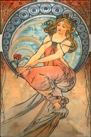 Painting By Alphonse Mucha Wall Art Painting Prints Poster Canvas Picture Hanging Photo Gift Idea Home Decor