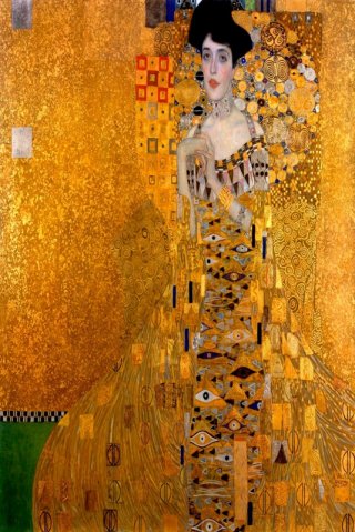 Portrait of Adele Bloch Bauer I By Gustav Klimt Wall Art Painting Prints Poster Canvas Picture Hanging Photo Gift Idea Home Decor