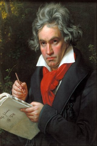 Portrait of Beethoven By Joseph Karl Stieler Wall Art Painting Prints Poster Canvas Picture Hanging Photo Gift Idea Home Decor