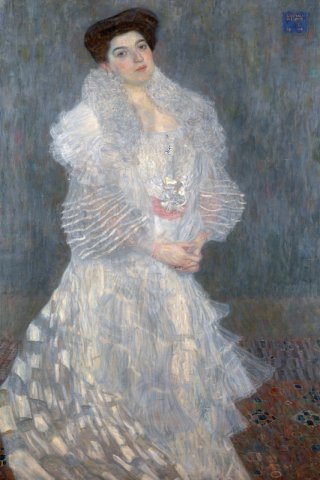 Portrait of Hermine Gallia By Gustav Klimt Wall Art Painting Prints Poster Canvas Picture Hanging Photo Gift Idea Home Decor