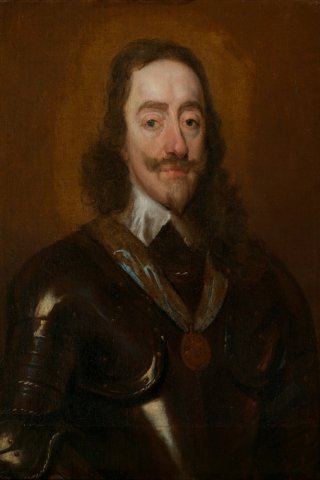 Portrait of King Charles I By William Dobson Wall Art Painting Prints Poster Canvas Picture Hanging Photo Gift Idea Home Decor