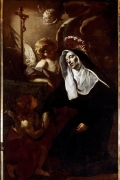 Portrait Painting Saint Rita By Giacinto Brandi Wall Art Painting Prints Poster Canvas Picture Hanging Photo Gift Idea Home Decor