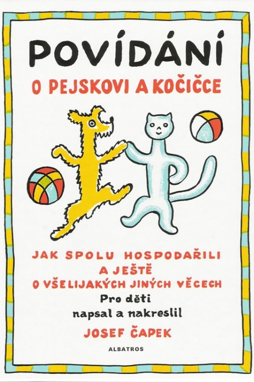 Povidani o pejskovi a kocicce By Josef Capek Wall Art Painting Prints Poster Canvas Picture Hanging Photo Gift Idea Home Decor