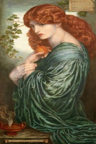 Proserpine By Dante Gabriel Rossetti Wall Art Painting Prints Poster Canvas Picture Hanging Photo Gift Idea Home Decor