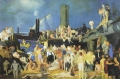 River Front No 1 By George Bellows Wall Art Painting Prints Poster Canvas Picture Hanging Photo Gift Idea Home Decor