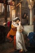 Romeo s Last Kiss to Juliet By Francesco Hayez Wall Art Painting Prints Poster Canvas Picture Hanging Photo Gift Idea Home Decor