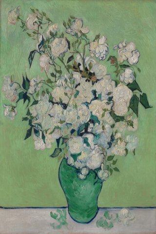 Roses By Vincent van Gogh Wall Art Painting Prints Poster Canvas Picture Hanging Photo Gift Idea Home Decor
