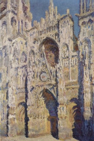 Rouen Cathedral Full Sunlight By Claude Monet Wall Art Painting Prints Poster Canvas Picture Hanging Photo Gift Idea Home Decor