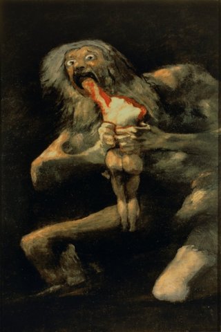 Saturn Devouring His Son By Francisco Goya Wall Art Painting Prints Poster Canvas Picture Hanging Photo Gift Idea Home Decor