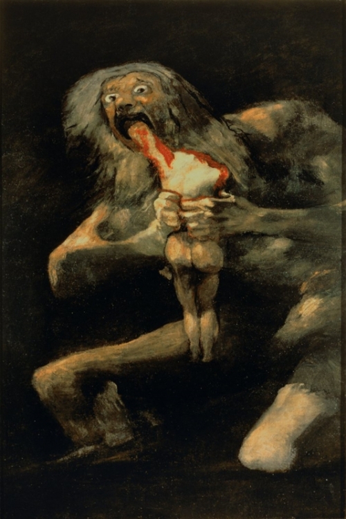 Saturn Devouring His Son By Francisco Goya Wall Art Painting Prints Poster Canvas Picture Hanging Photo Gift Idea Home Decor