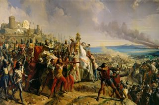 Schlacht von Montgisard By Charles Philippe Lariviere Wall Art Painting Prints Poster Canvas Picture Hanging Photo Gift Idea Home Decor