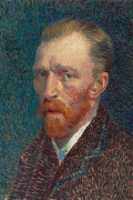 Self Portrait By Vincent van Gogh Wall Art Painting Prints Poster Canvas Picture Hanging Photo Gift Idea Home Decor