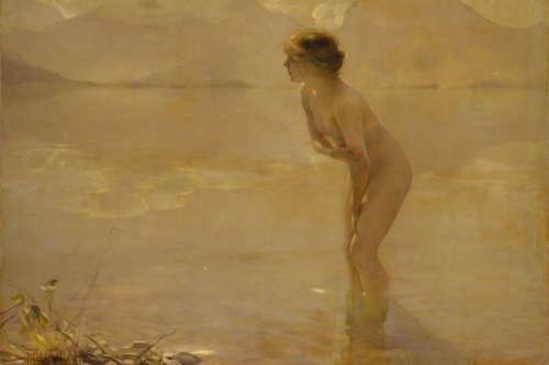 September Morn By Paul Emile Chabas Wall Art Painting Prints Poster Canvas Picture Hanging Photo Gift Idea Home Decor