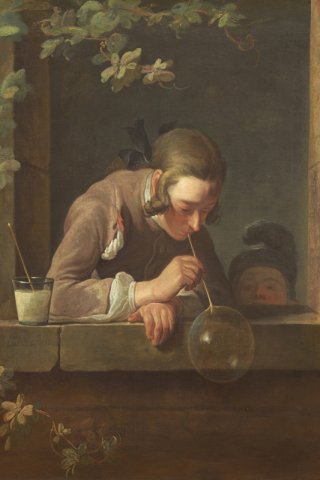 Soap Bubbles By Jean Baptiste Simeon Chardin Wall Art Painting Prints Poster Canvas Picture Hanging Photo Gift Idea Home Decor