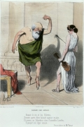 Socrates Visiting Aspasia By Honore Daumier Wall Art Painting Prints Poster Canvas Picture Hanging Photo Gift Idea Home Decor