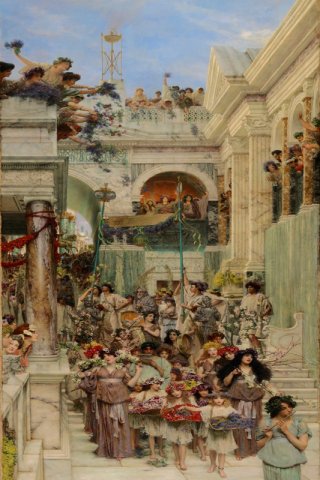 Spring By Lawrence Alma Tadema Wall Art Painting Prints Poster Canvas Picture Hanging Photo Gift Idea Home Decor