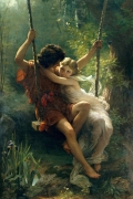 Springtime By Pierre Auguste Cot Wall Art Painting Prints Poster Canvas Picture Hanging Photo Gift Idea Home Decor