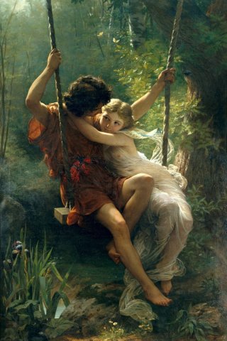 Springtime By Pierre Auguste Cot Wall Art Painting Prints Poster Canvas Picture Hanging Photo Gift Idea Home Decor