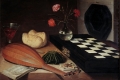 Still Life with a Chess Board By Lubin Baugin Wall Art Painting Prints Poster Canvas Picture Hanging Photo Gift Idea Home Decor