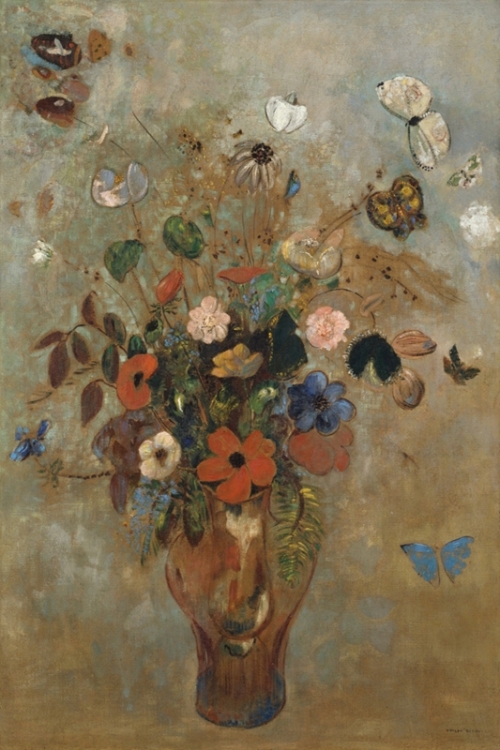 Still Life with Flowers By Odilon Redon Wall Art Painting Prints Poster Canvas Picture Hanging Photo Gift Idea Home Decor