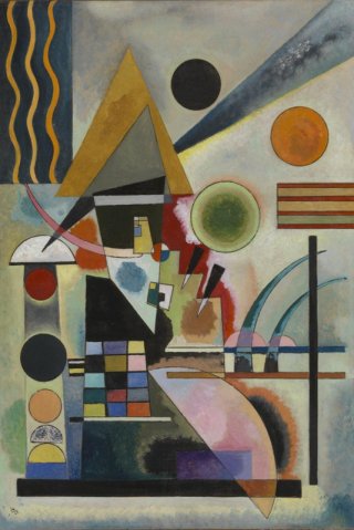 Swinging By Wassily Kandinsky Wall Art Painting Prints Poster Canvas Picture Hanging Photo Gift Idea Home Decor