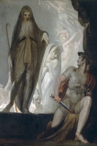 Teiresias Foretells the Future to Odysseus By Johann Heinrich Fussli Wall Art Painting Prints Poster Canvas Picture Hanging Photo Gift Idea Home Decor