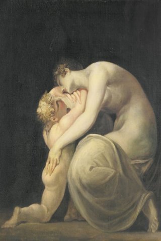 Tekemessa and Eurysakes By Johann Heinrich Fussli Wall Art Painting Prints Poster Canvas Picture Hanging Photo Gift Idea Home Decor