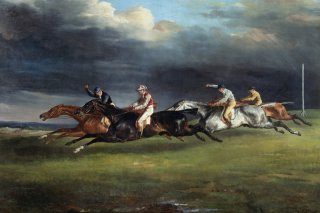 The 1821 Derby at Epsom The Epsom Derby By Theodore Gericault Wall Art Painting Prints Poster Canvas Picture Hanging Photo Gift Idea Home Decor