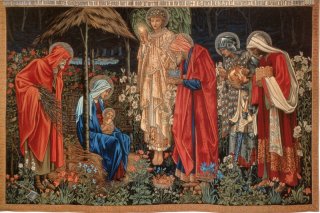 The Adoration of The Magi By Edward Burne Jones Wall Art Painting Prints Poster Canvas Picture Hanging Photo Gift Idea Home Decor