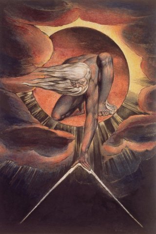 The Ancient of Days By William Blake Wall Art Painting Prints Poster Canvas Picture Hanging Photo Gift Idea Home Decor