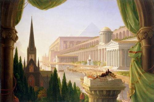 The Architect s Dream By Thomas Cole Wall Art Painting Prints Poster Canvas Picture Hanging Photo Gift Idea Home Decor