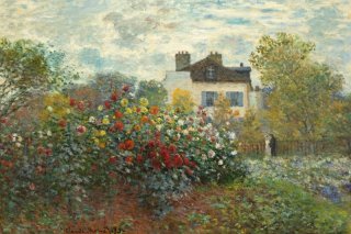 The Artist s Garden in Argenteuil By Claude Monet Wall Art Painting Prints Poster Canvas Picture Hanging Photo Gift Idea Home Decor
