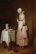 The Attentive Nurse By Jean Baptiste Simeon Chardin Wall Art Painting Prints Poster Canvas Picture Hanging Photo Gift Idea Home Decor