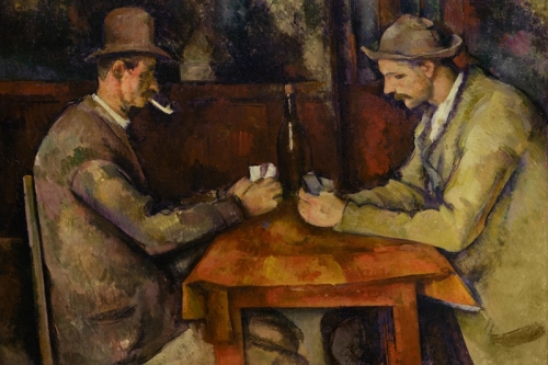 The Card Players By Paul Cezanne Wall Art Painting Prints Poster Canvas Picture Hanging Photo Gift Idea Home Decor