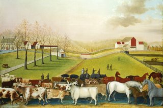 The Cornell Farm By Edward Hicks Wall Art Painting Prints Poster Canvas Picture Hanging Photo Gift Idea Home Decor
